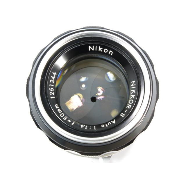 ニコン（Nikon） Nikon NIKKOR-S Auto 50mm F1.4 非Ai 銀枠フィルター