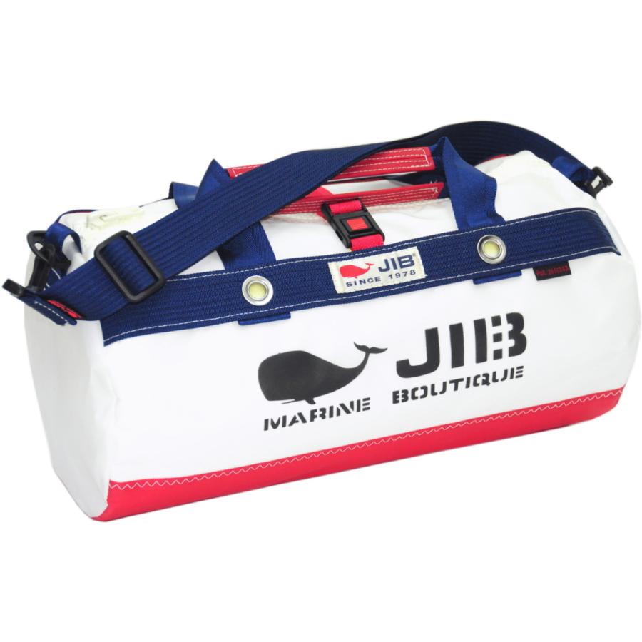 JIB（ジブ） DSB JIB ダッフルバッグSボーダー レッド×ネイビー