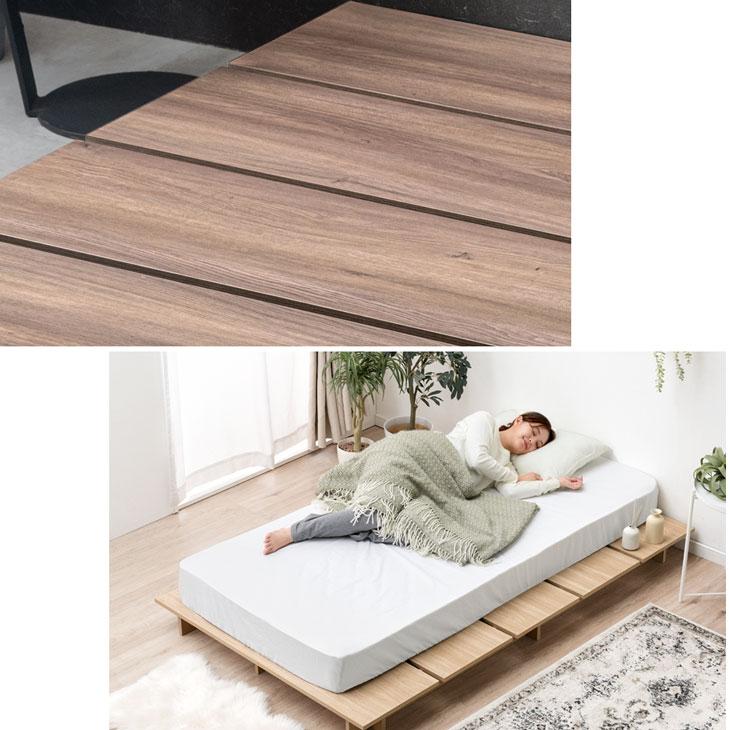 タンスのゲン ベッド ベッドフレーム シングル ステージベッド