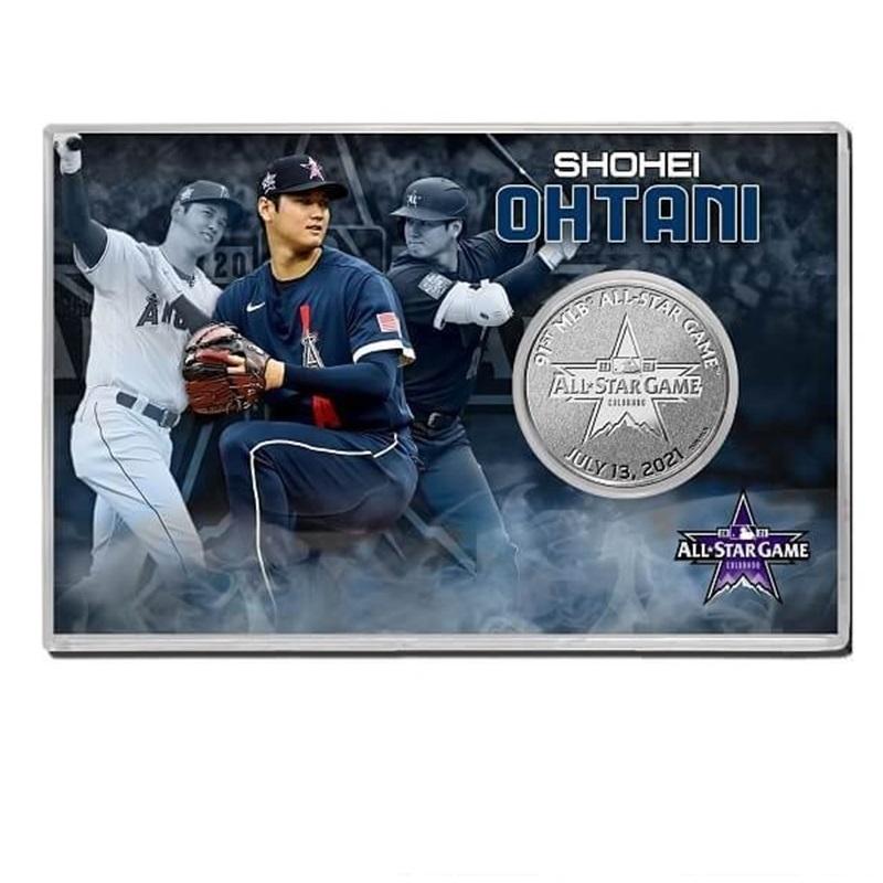 大谷翔平 2021 MLBオールスター出場記念 シルバーコイン カード