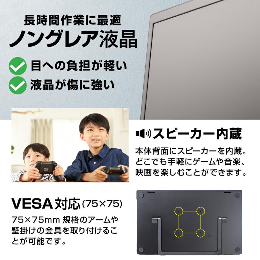 THANKO 15.6インチ 2画面 デュアルモニター モバイルモニター