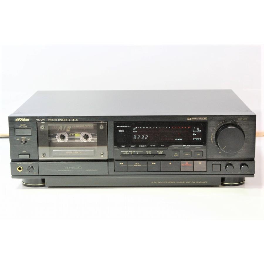 Victor ビクター TD-V711 3ヘッドカセットデッキ 【中古整備品