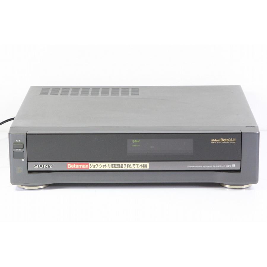 SONY SL-200D Hi-Band Betahi-fi ベータマックスビデオデッキ 【中古