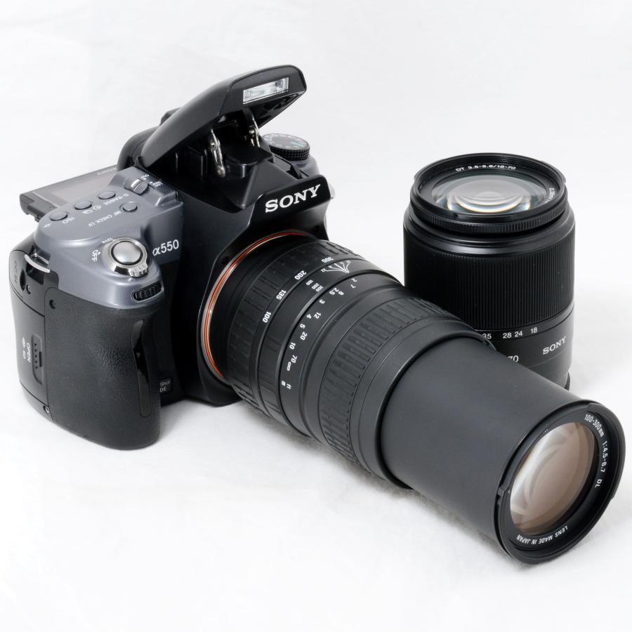 α（ソニー） ソニー デジタル一眼レフカメラ SONY α550 18-70mm 100