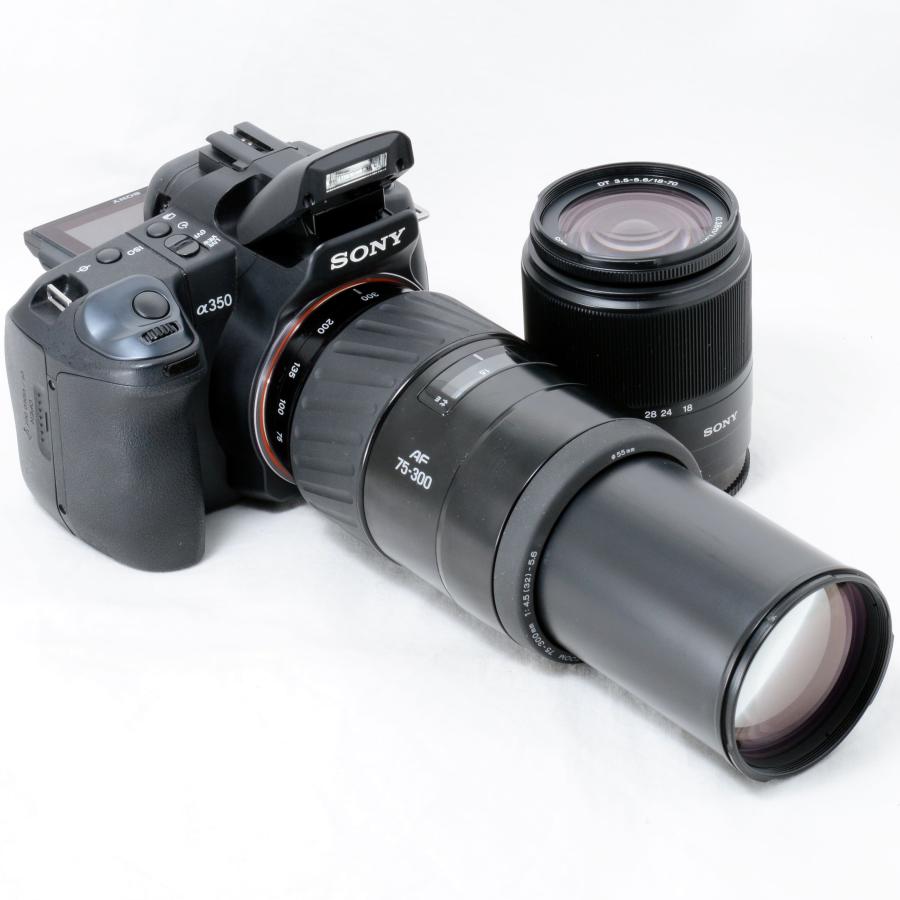 α（ソニー） ソニー デジタル一眼レフカメラ SONY α350 18-70mm 75