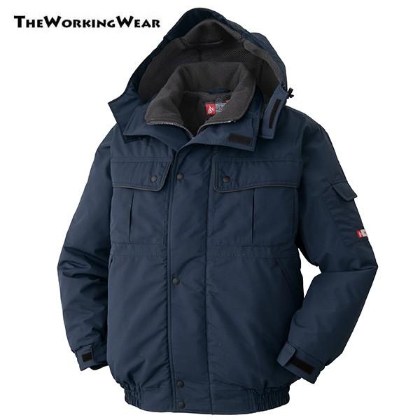 防寒着 上下セット透湿防水防寒 ジャケット×パンツ ネイビー 作業着