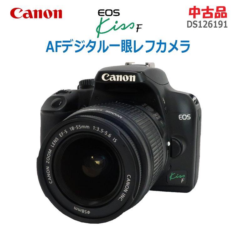 EOS Kiss 中古 Canon F AFデジタル一眼レフカメラ DS126191 EF-S18