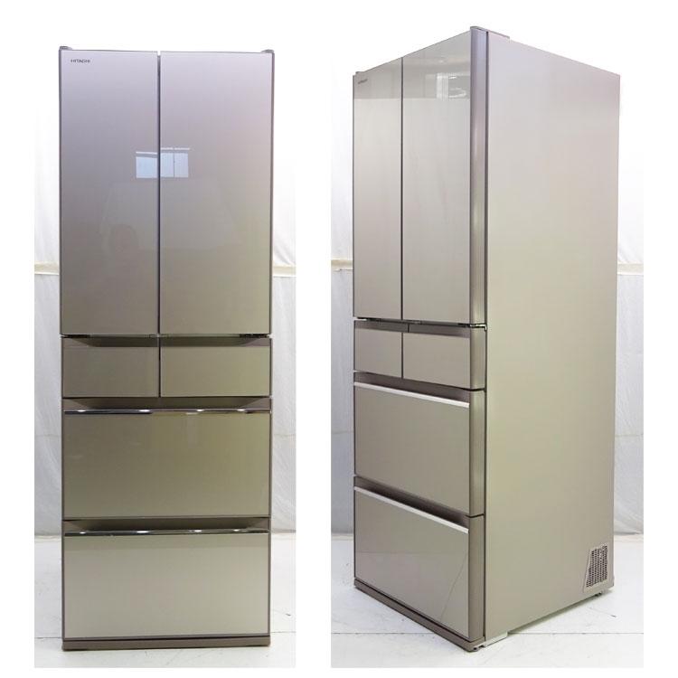 日立（HITACHI） 中古・設置込み 520L 2019年製 6ドア冷凍冷蔵庫