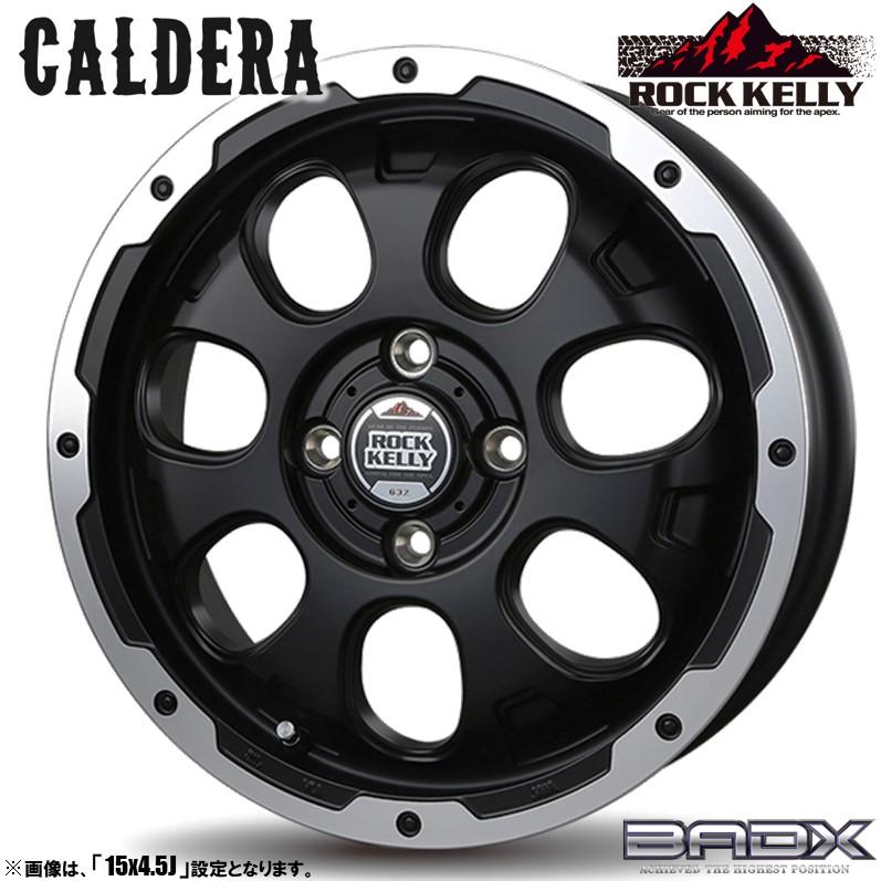 ロクサーニ ホイール4本セット BADX ROCK KELLY ロックケリー CALDERA
