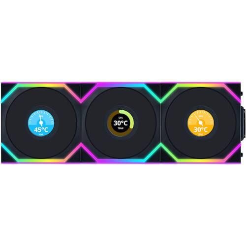 UNI FAN SL Wireless BK UF-RS-SL120-LCD-WLS-3B LCDモデル リバース