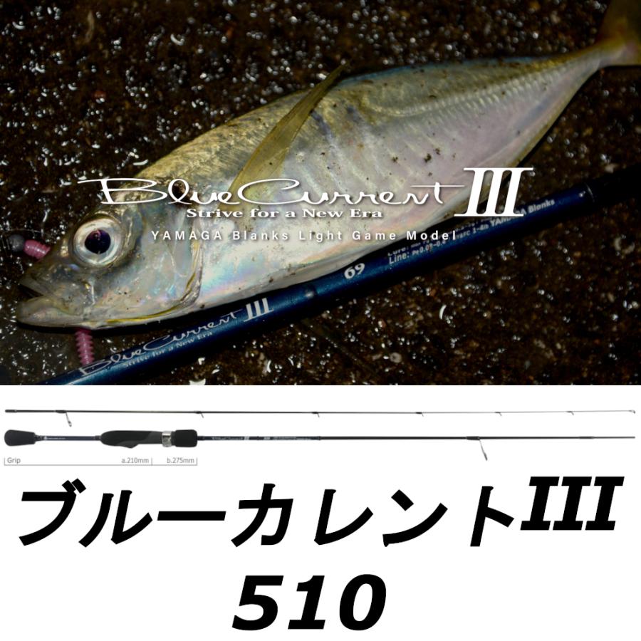YAMAGA Blanks 送料無料 ヤマガブランクス ブルーカレントIII 510