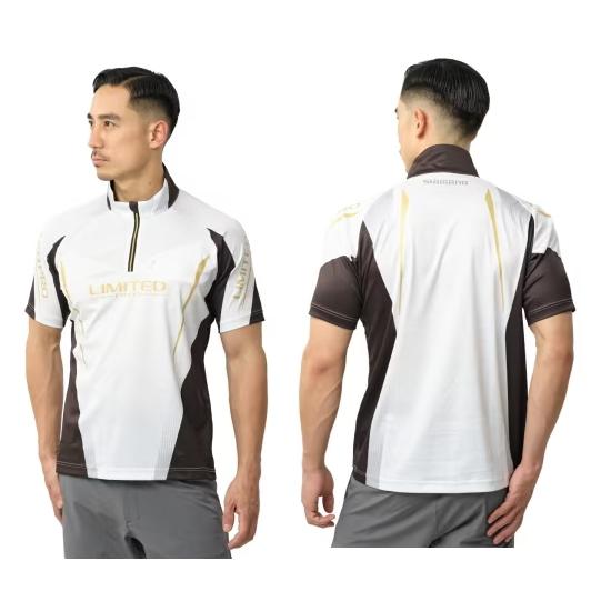 シマノ（SHIMANO） リミテッドプロ ハーフジップシャツ ショート