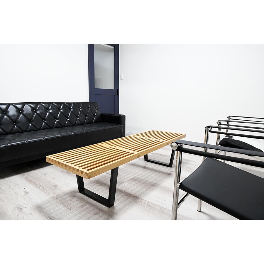 George Nelson（ジョージ・ネルソン） ネルソンベンチ 幅152cm による