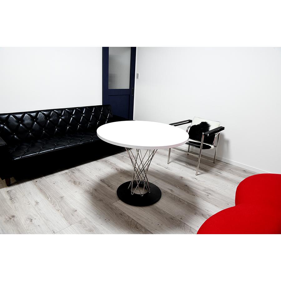 イサム・ノグチ サイクロンテーブル 天板直径90cm 色ホワイト 丸