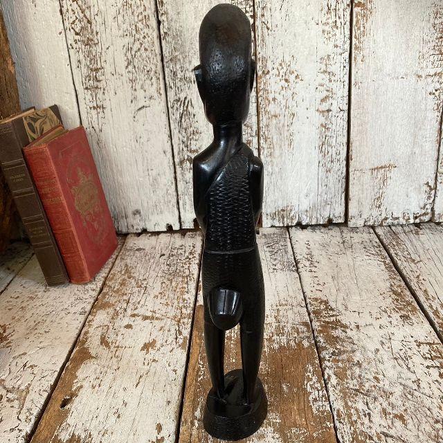 VINTAGE ヴィンテージ アフリカ プリミティブ アート 黒檀 ウッド