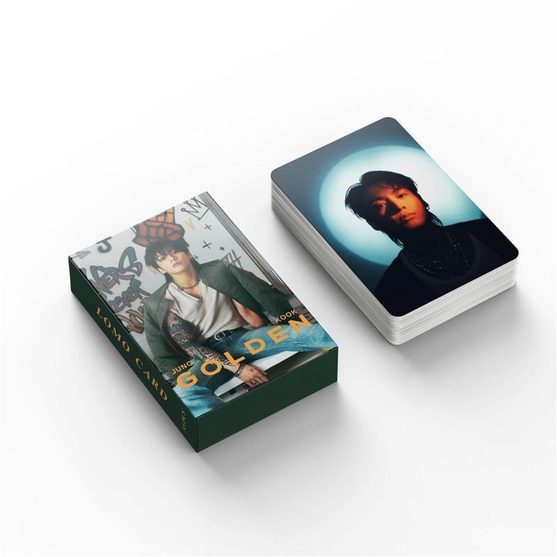 Jung Kookグッズ グク GOLDEN フォト カード 55枚 セット トレカ