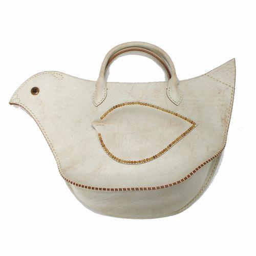 mina perhonen ミナペルホネン 14AW tori bag 鳥バッグ アイボリー