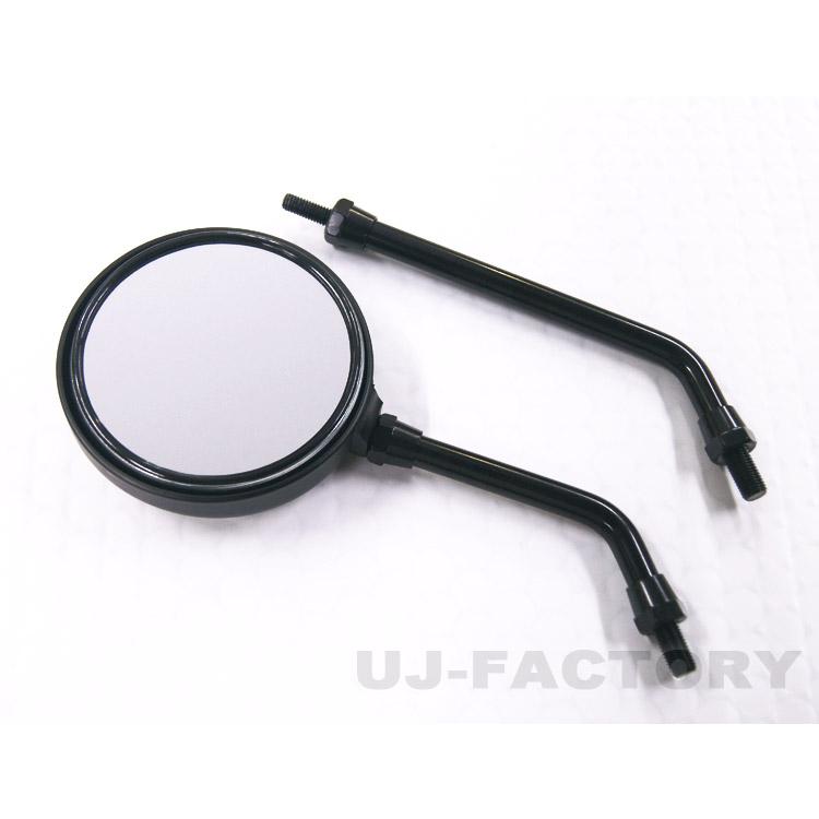 MRS バイク用 KAWASAKI Z1/Z2 Multi ZIIミラー ブラック ×2本セット