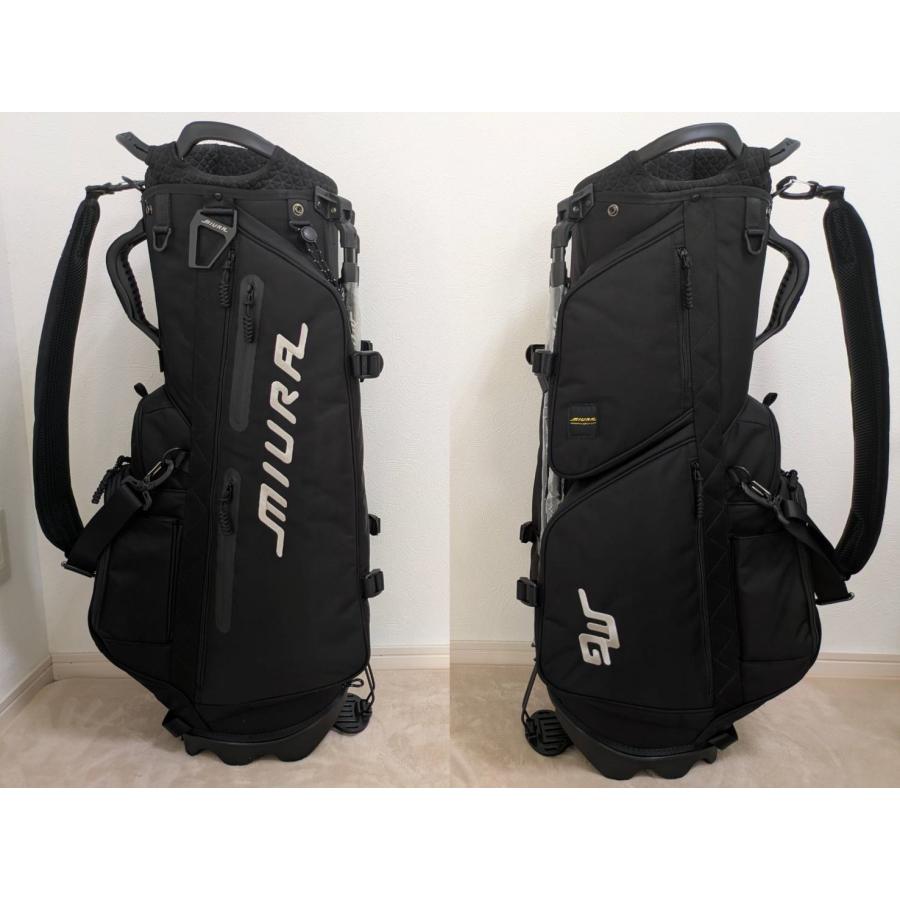 MIURA（三浦技研） 未使用品♪ 3点式 スタンドキャディバッグ ブラック