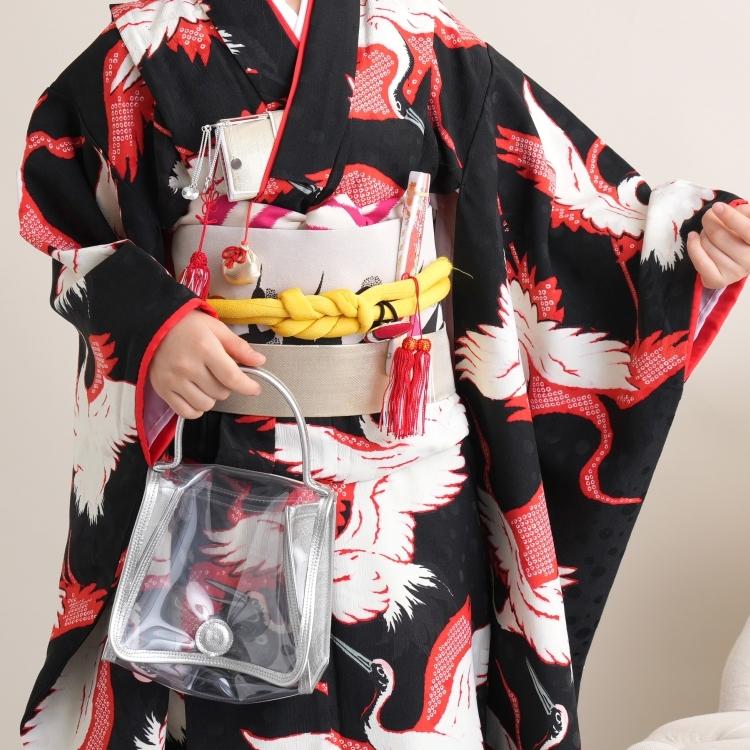 レンタル 七五三 着物 7歳 セット モダンアンテナ 古典柄 レトロ