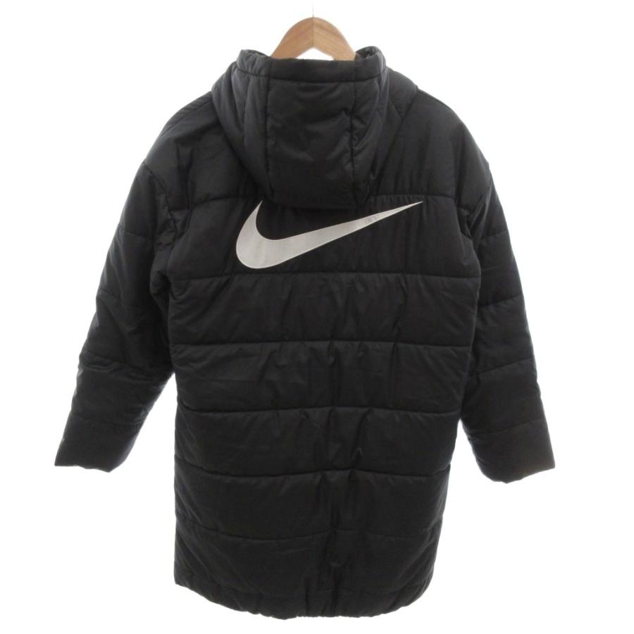 NIKE（ナイキ） ベンチコート 中綿 ロゴプリント M 黒 ブラック /FF