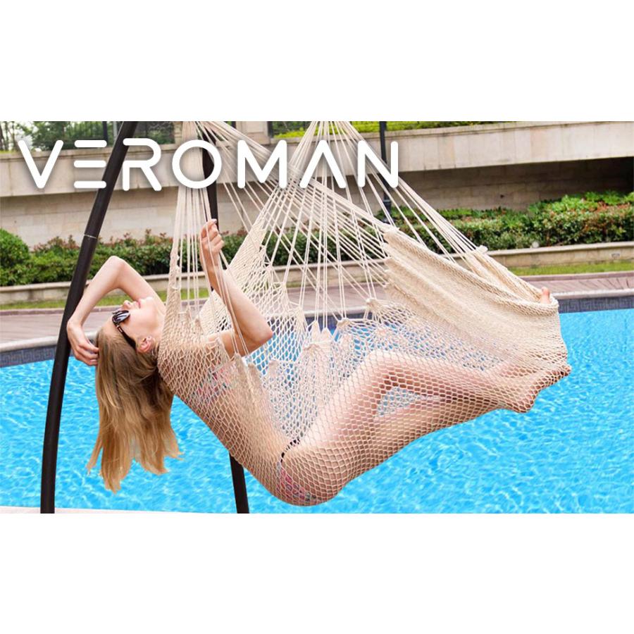 VeroMan ハンモックチェア ハンモック ポータブルハンモック メッシュ