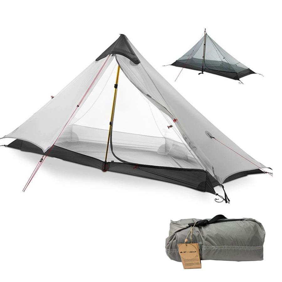 3f ul gear Lanshan1 超軽量760g ソロ用テント ULテントTipi tent 登山