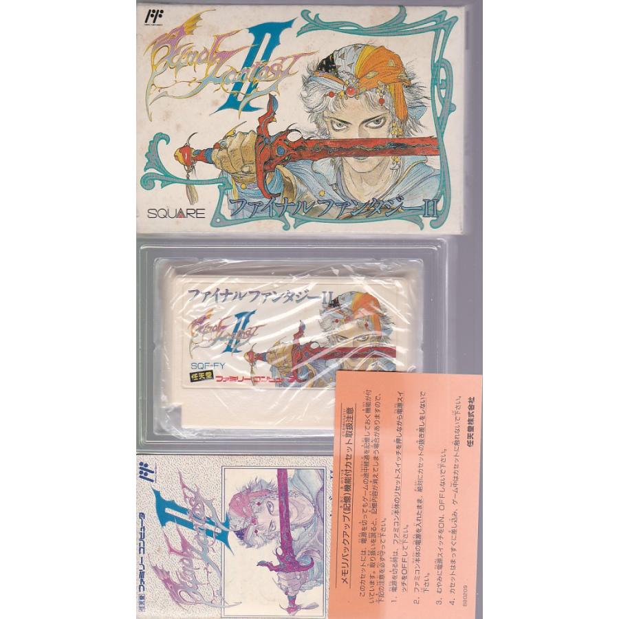 ☆FC ファミコン FF2 ファイナルファンタジー2 (箱・説明書付) *SQUARE