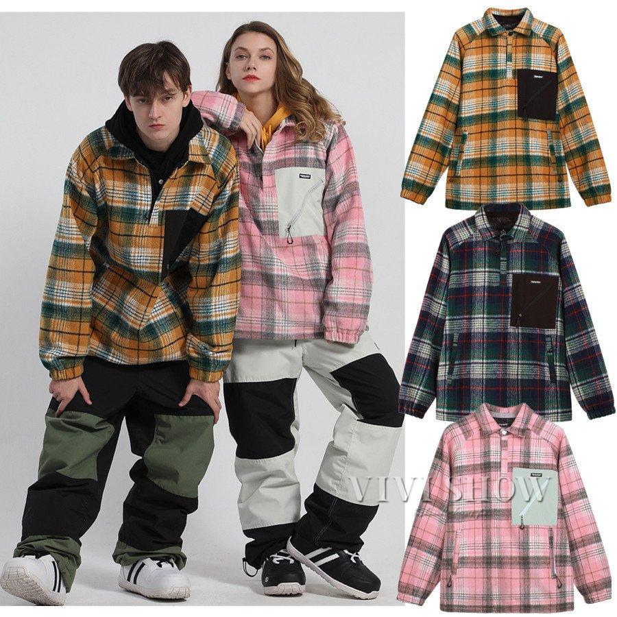 スキーウェア】DESCENTE スノーボードウェア 160cm チェック柄 スキー