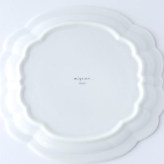 ポーセラーツ 白磁 食器 モフプレート (S) 北欧風 : VICTORIA DESIGN