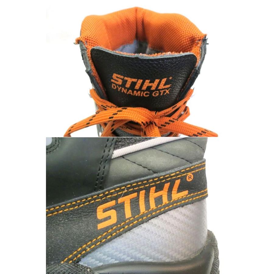 STIHL ダイナミック GTX 革製チェンソーブーツ メンズ ・27.0 ブラック