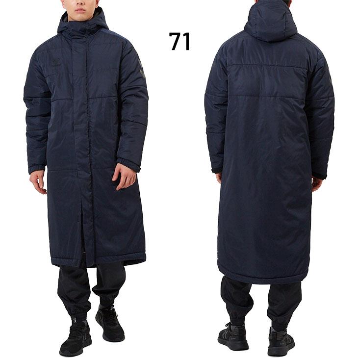 hummel（ヒュンメル） 中わたコート ベンチコート メンズ ジュニア