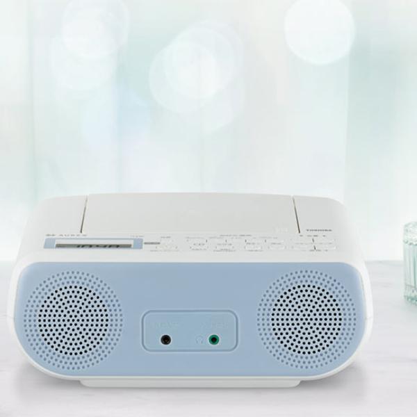 TOSHIBA（東芝） cdラジオ ラジオ am fm ワイドfm コンパクト 可愛い