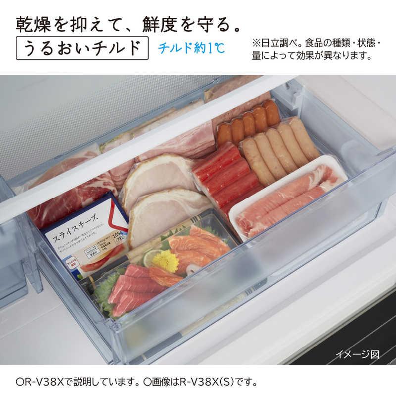 日立（HITACHI） 冷蔵庫 3ドア 375L 左開き Vタイプ 真ん中野菜室