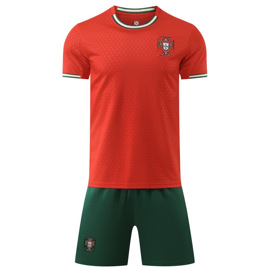 B91 ポルトガル代表 サッカーユニフォーム 2024-2026年ホーム 大人用