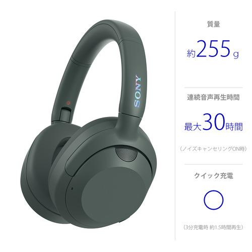 ソニー ワイヤレス ヘッドホン ノイズキャンセリング 最大50時間 USB-C