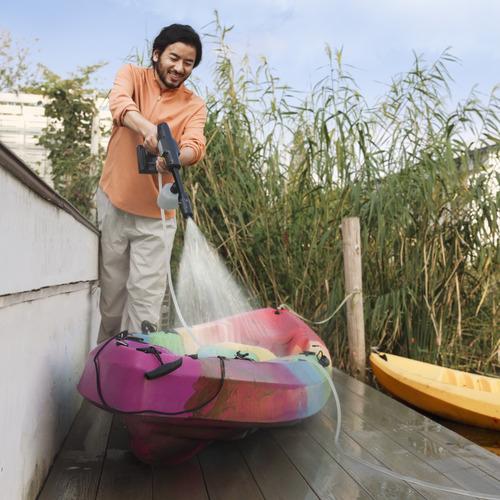 ケルヒャージャパン OC 5 家庭用モバイル高圧洗浄機 黒・黄