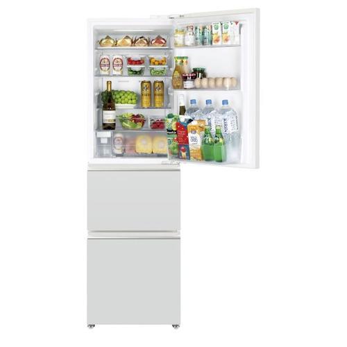 AQUA 冷蔵庫 309L 右開き 3ドア 幅54.2cm 真ん中野菜室 自動製氷機能