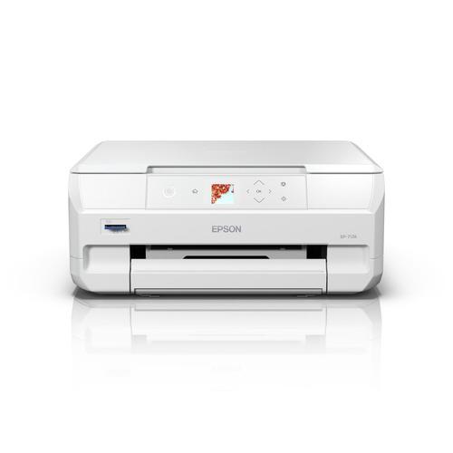 EPSON EP-717A A4カラーインクジェット複合機 ホワイト : ヤマダデンキ