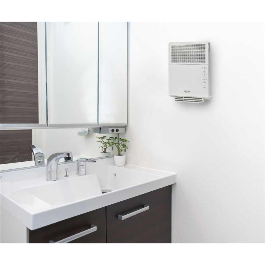 TEKNOS テクノス 壁掛セラミックファンヒーター 800W [暖房 壁掛け