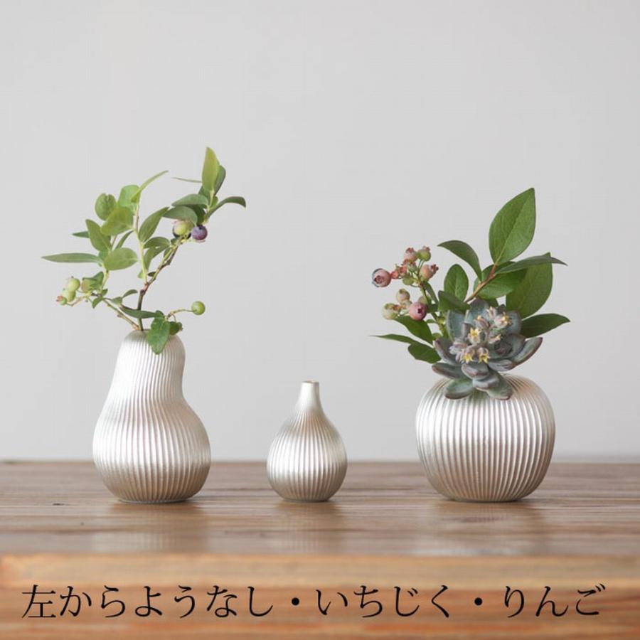 能作 フラワーベース - suzu りんご 505110◇NOUSAK のうさく 錫100