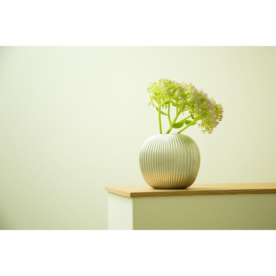 能作 フラワーベース - suzu りんご 505110◇NOUSAK のうさく 錫100