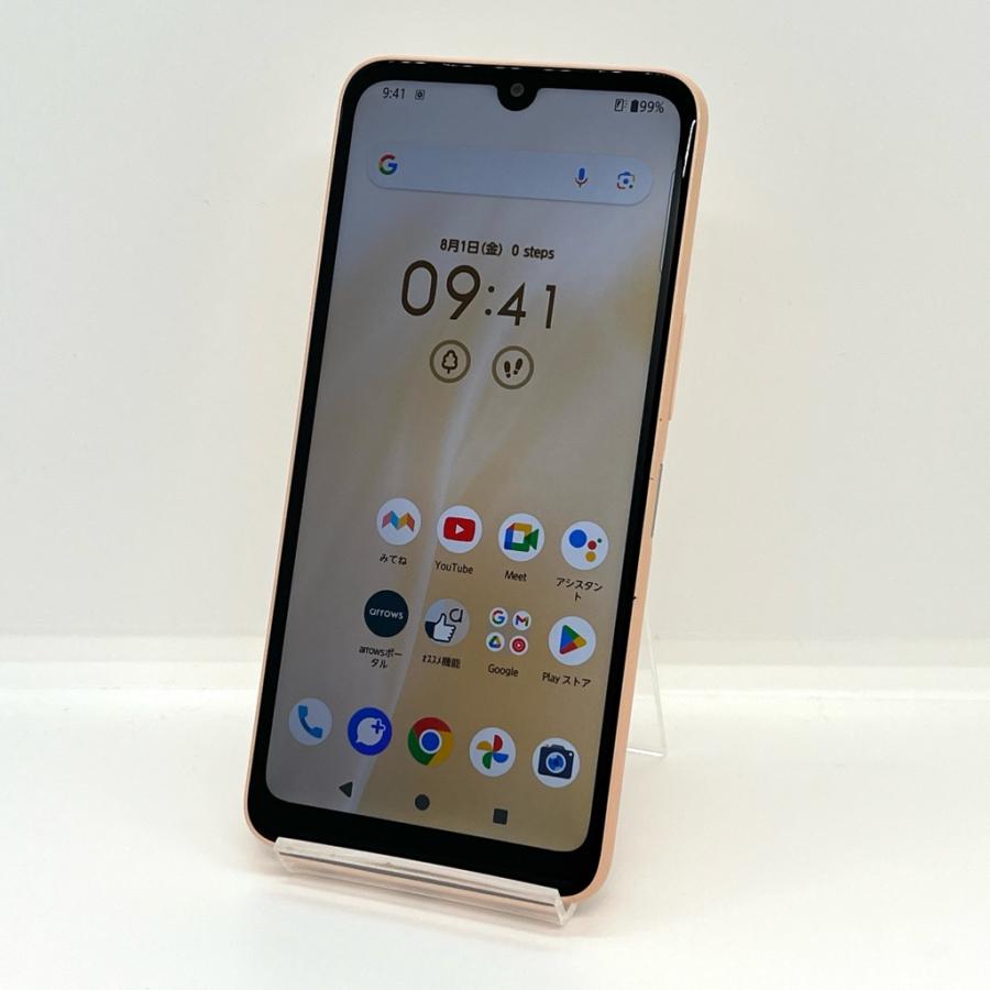 arrows We 【美品】arrows We2 FCG02 ライトオレンジ au SIMフリー