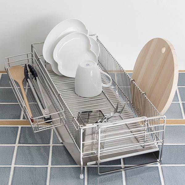 share with Kurihara harumi 水切りかご 大容量 ステンレス 水切りカゴ