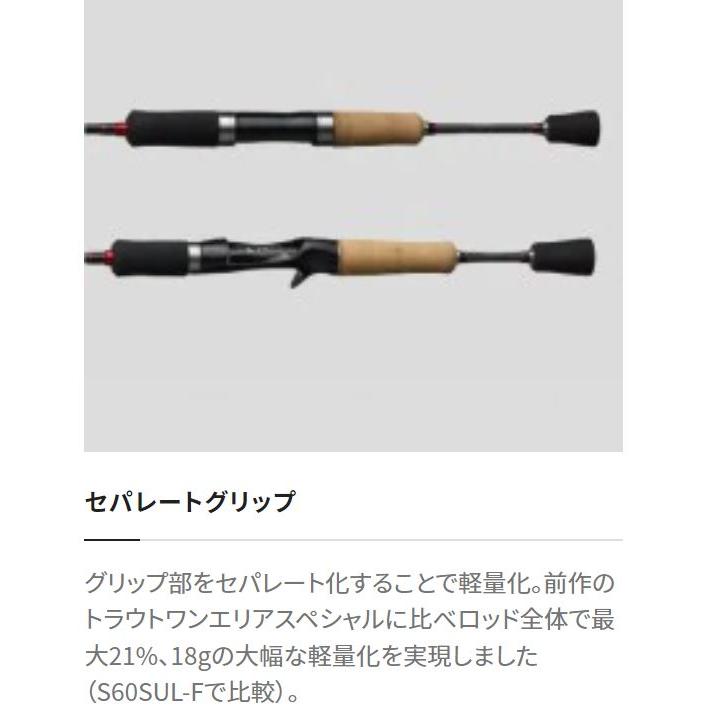 シマノ（SHIMANO） ロッド トラウトワン AS S60SUL-F / スピニング