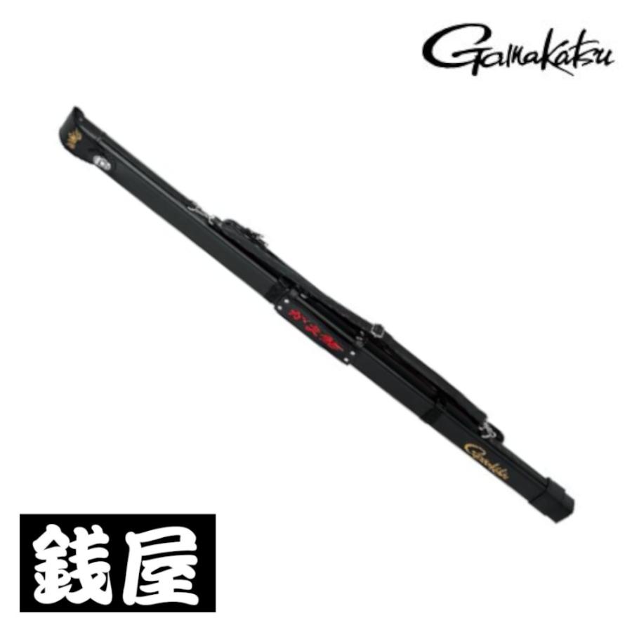 Gamakatsu（がまかつ） 鮎ロッドケース(2本入) GC299 ブラック(がま鮎