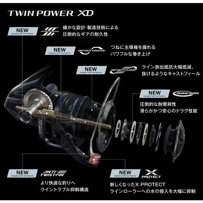 シマノ（SHIMANO） 25 ツインパワー XD 4000XG : つり具の銭屋 - 通販