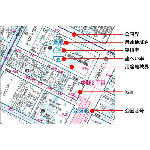 ゼンリン（ZENRIN） ゼンリン土地情報地図 ブルーマップ 宮城県 仙台市