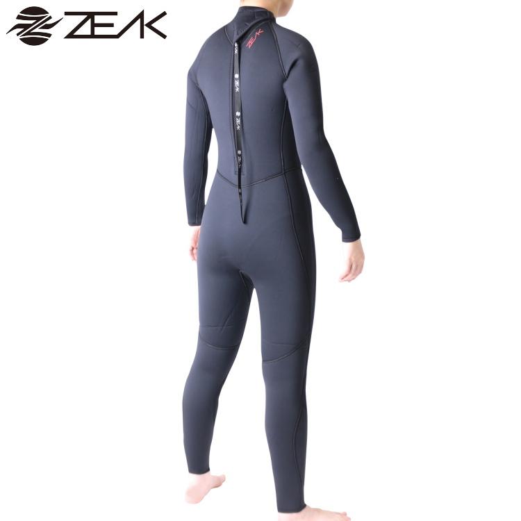 ZEAK(ジーク) ウェットスーツ 女性用 レディース 5mm / 3mm フルスーツ