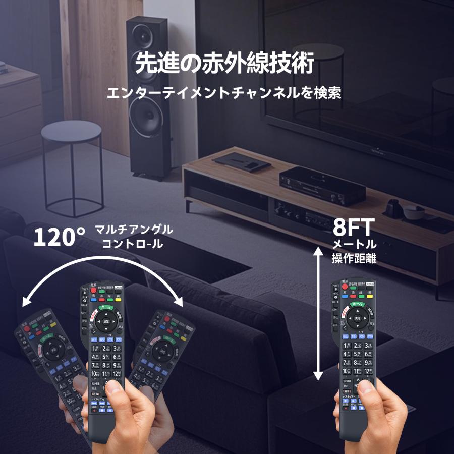 AVTVA N2QAYB001066 Panasonic 用の テレビリモコン TH-40DX600 TH
